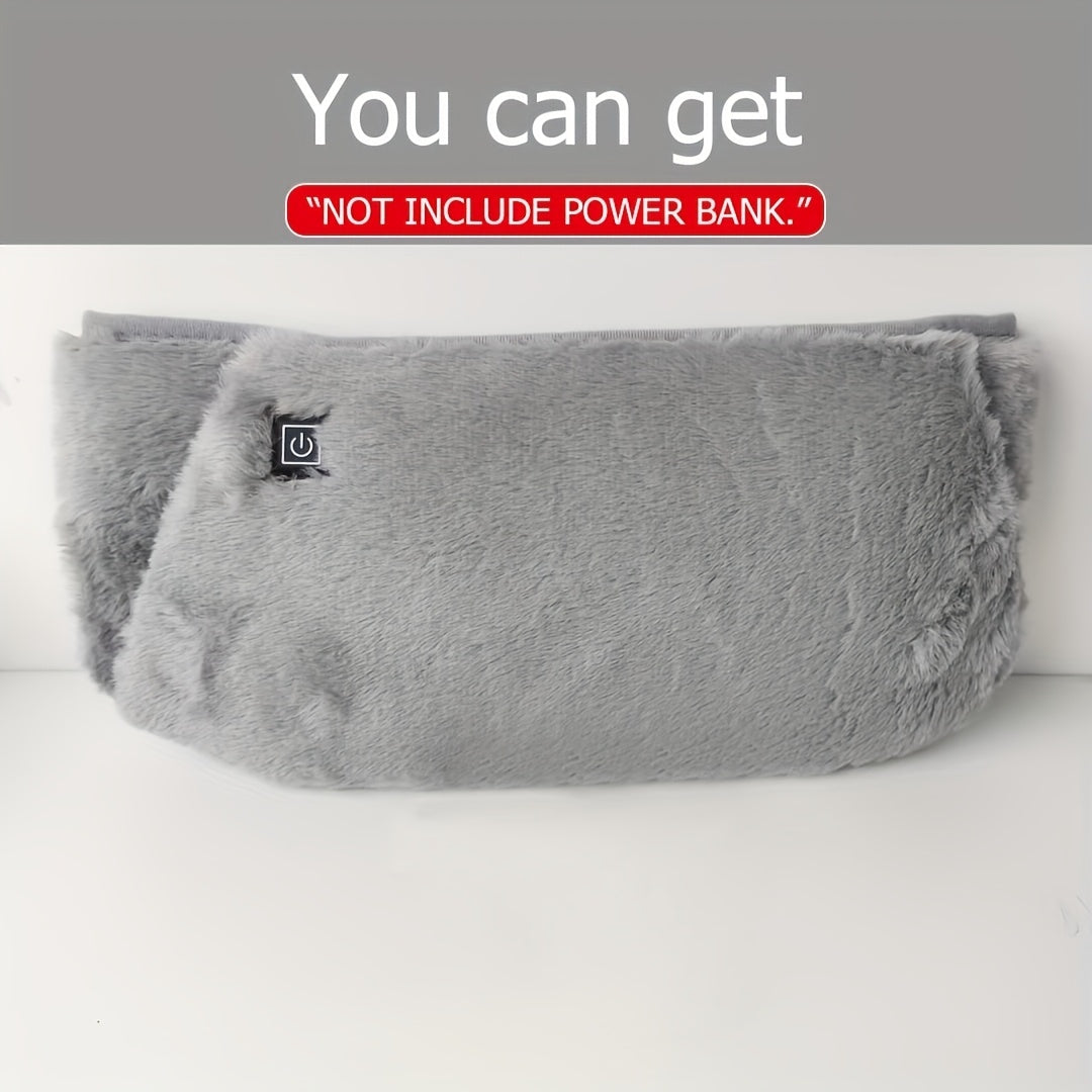 USB Powered Heated Belt, Heated Gloves Hand Warmer, Graphene Heated Hand And Waist Warmer, 3 Heating Modes for Fast Heat Generation, Crystal Velvet Material, Warm Lumbar Belt for Men And Women, Valentines Day Gifts